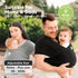 KeaBabies Baby Wrap Carrier Ring Sling - Easy to Wear, Adjustable D-Lite Baby Carrier Newborn to Toddler, Infant