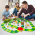 BEMITON Dinosaur Toys Race Car Track - Create a Dinosaur World Road Race Set for Kids Ages 3-7, Christmas Gifts