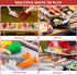 Yiwsnust Set Set Playset, 2 4-8 Kids Play Grill Kitchen Toys: BBQ Outdoor Toys Play Grill with Smoke Sound Light