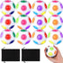 12 Pack Rainbow Puzzle Magic Ball With 2 Pcs Pouches - Fidget