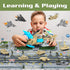 Set 10 XDUOYJOY Military Helicopter Toys, Army Toys with Vehicles, Tanks, Fighter Jet, Airplane, Aircraft, Army Men