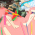 BAPHILE 12 Pack DIY Wood PlanesMini Airplane Paint and Decorate Wooden Airplane Craft Kits with Decorate Tools for Kids