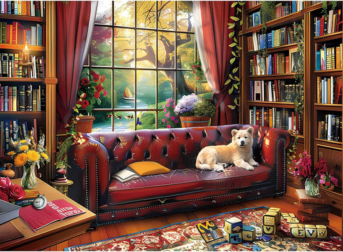 VOLUVOLU 300 Pieces Puzzle for Adults - 300 Piece Children Puzzle - Dog