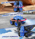 2.4GHz 3 4 5 6 7 8 BAODLON Remote Control Monster Car, RC Monster Trucks Toys for Years Old Boys Kids, All Terrain RC