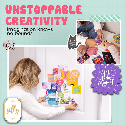 10 11 12 13 14 Hapinest DIY Wall Collage Kit for Tween and Teen Girls, Gifts for Ages Years Old and Up Cute Trendy