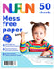 NuFun Activities Mess Free Paper - Kids Create No Mess Wonders, 50 Blank Pages