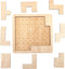Daily Calendar Puzzle - Wooden Puzzles for Adults, Challenge 365+ Dates, Office Logic Puzzle