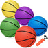 Mini Basketballs, 5 Pack 6" Basketball Set with Pump for Toddlers, Kids, Teenagers