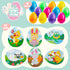 12 JOYIN Pcs Easter Eggs Jigsaw Puzzle for Egg Hunt Game, School Activities Rewards, Kids Party Favors, Easter Basket