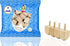 The Dreidel Company DIY Hanukkah Wood Dreidels, 1.5" Unfinished Natural Wooden Dreidels (10-Pack)