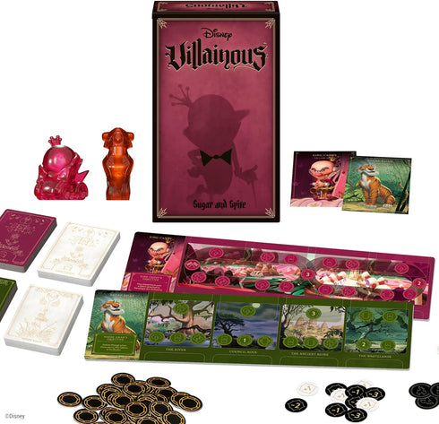 Ravensburger Disney Villainous: Sugar and Spite Family Strategy Board Game for Ages 10 and Up