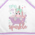 Set 6-12 Baby Hooded Bath Towel and Washcloth for Infant Girls Months (Little Sprinkle Magical Unicorn)