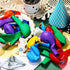 50 Pieces Art Party Balloons, Printed Latex Balloons for Classroom Paint Class and Birthday Party Decoration