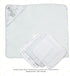 4-Piece Set, 1 3 Spasilk Soft Terry Hooded Bath Towel and Washcloth Baby Towel and Baby Washcloths for Newborn Boys