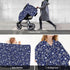 Hcpwzrf Deep Sea Navy Paisley Baby Car Seat Cover & Nursing Cover - Breathable Stretch Multi-Use Cover