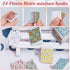 24 Pieces 1:12 Scale Miniatures Dollhouse Books, Assorted Mini Books for Dollhouse Decoration Accessories