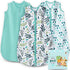 Cute Castle Baby Sleep Sack 0-6 Months - Lightweight 100% Cotton 2-Way Zipper TOG