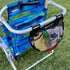 Evelots 2 Pack Bike/Stroller Storage Bag, Side Sling with Hook & Loop, Durable Polyester, Black