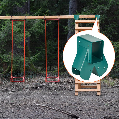 VEVOR A-Frame Middle Swing Brackets, Heavy Duty Carbon Steel Swing Set Hardware with Mounting Hardware