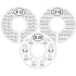 Baby Closet Size Dividers, 7X Boho Nursery Closet Dividers for Baby Clothes, Bohemian Nursery Decor for Boy or Girl