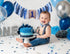 1st High Chair Banner Boy - First Birthday Decorations For Boy Birthday Banner Highchair Party Supplies Photo Booth