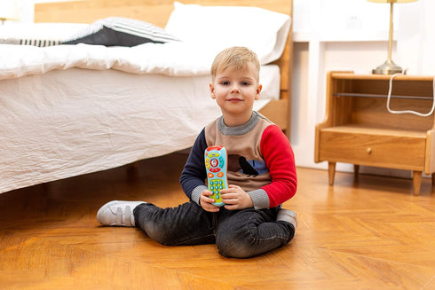 JOYIN My Learning Remote and Phone Bundle - Music Smartphone Toys for Baby, Infants, Kids, Holiday Gifts