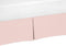 Blush Pink Baby Girl Pleated Crib Bed Skirt Dust Ruffle for Bedding