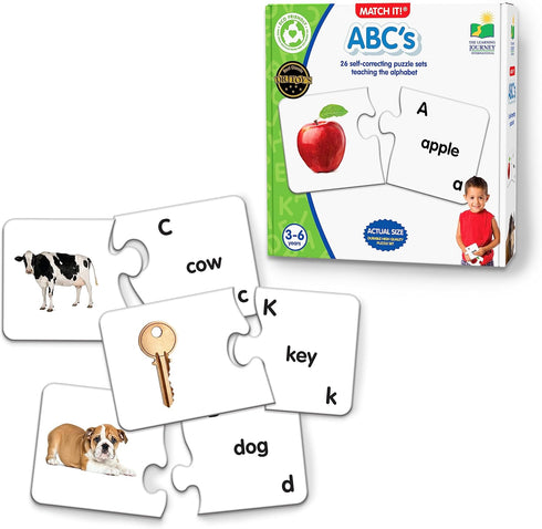 The Learning Journey: Match It! - ABCs Puzzle, Alphabet Puzzles for Kids Ages 2-5