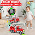 3-5, 1 2 3 4 5 6 Toddler Boy Toys, Fire Trucks for Toddlers Lights Music Toy Cars with Rotating Extend Ladder