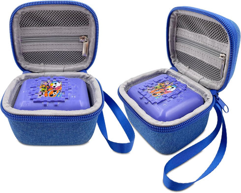Hard Carrying EVA Case for Bitzee Interactive Toy Digital Pet with 15 Animals Virtual Electronic Pet, Protective Storage Accessory Compatible with Bitzee 3D Interactive Pets React to Touch (Blue)
