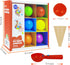 Ice Cream Toy Set (9 Pcs) - Multi Color Pretend Play Ice Cream Maker for Toddlers, Dramatic Shop Fun