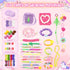500+ 612, 5 6 7 8-12 Friendship Bracelet Making Kit & DIY Weaving Loom, Colorful Ropes, Bands & Beads, Creative Arts