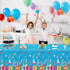4 PCS Science Party Tablecloth Decorations, Mad Scientist Theme Birthday Party Supplies, 51 x 86in Rectangular Covers