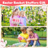 QBvuj Easter Bunny Pop Push Game,Easter Basket Stuffers,Sensory Pop Fidget Toys for Kids with Autism,Easter Egg Fillers