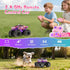 1:18 2.4 4WD 6+ Amphibious Remote Control Car, Pink Monster Truck Toys for Girls RC Cars, GHz Waterproof RC Trucks, All