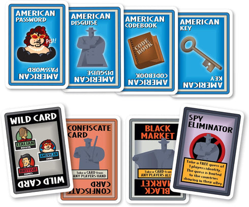 SPY ALLEY CARD GAME: SECRET INTRIGUE for Kids and Adults Ages 8+, Reimagined Spy Game for 2-6 Players