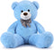 MorisMos Giant Teddy Bear, 47 Inch Big Plush Stuffed Animal for Girlfriend, Christmas, Valentine's Day, Blue