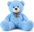 MorisMos Giant Teddy Bear, 47 Inch Big Plush Stuffed Animal for Girlfriend, Christmas, Valentine's Day, Blue