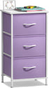 Sorbus Nightstand with 3 Drawers - Bedside Furniture & Accent End Table