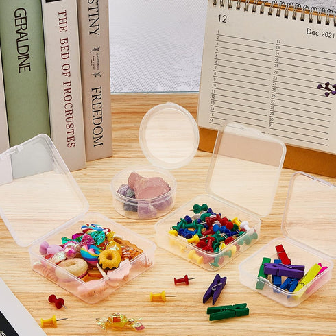 20 Pcs Clear Board Game Tokens Storage Containers - Assorted Sizes for Game Components