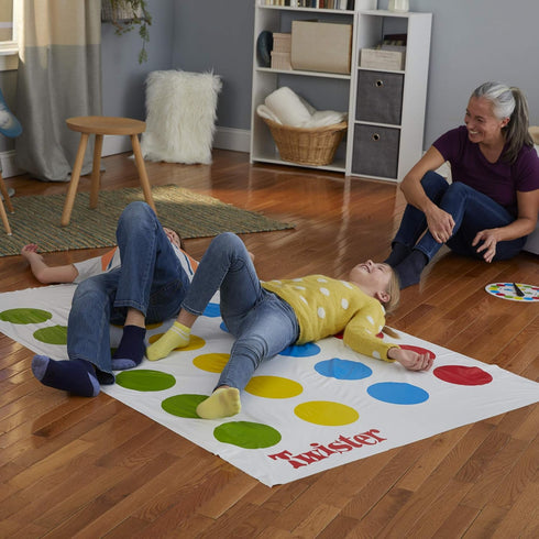 Hasbro Twister Party Classic Board Game for Kids 6 and Up, Indoor Outdoor Game for 2 or More Players