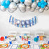 WAUAO 1st Outer Space High Chair Banner - Planets Astronaut Rocket Birthday Decorations,Space First High Chair One