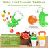 5 Pack 2 1 WAJIAYON Baby Fruit Feeder Pacifier - | Infant Food Feeder Pacifier & Baby Food Dispensing Spoon | Fresh