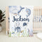 UnoCo Under The Sea Baby Blanket, Personalized Baby Boy Blanket, Baby Name Blanket,