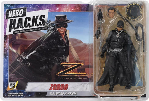 1:18 Boss Fight Studio Hero H.A.C.K.S. Alejandro Murrieta, Zorros Protg Action Figure Highly Articulated Collectible