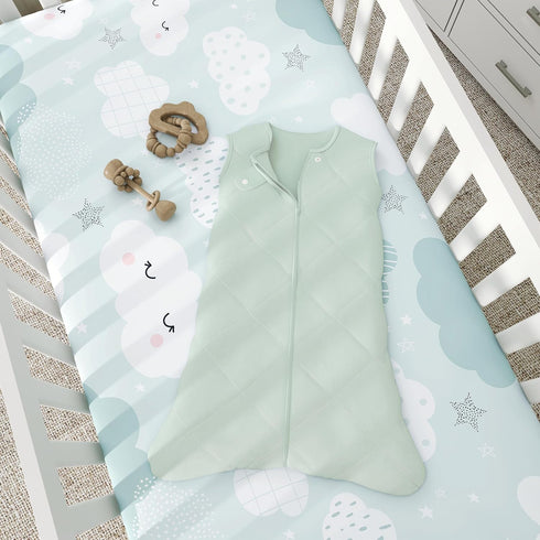 3 Set, Set, Evolur Dreamer Piece Crib Bedding Machine Washable, Soft and Breathable Toddler Bedding Includes Fitted
