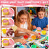 Seenelling 24 Sets Modeling Clay for Kid Mini Modelings Dough Bulk with Cards Goodies Bag Filler Classroom Gift