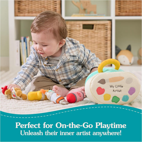 5-Piece Playset 7.5 GUND Baby My Little Artist Plush with Rattle, Squeaker and Crinkle Plush Toys, Sensory Toy
