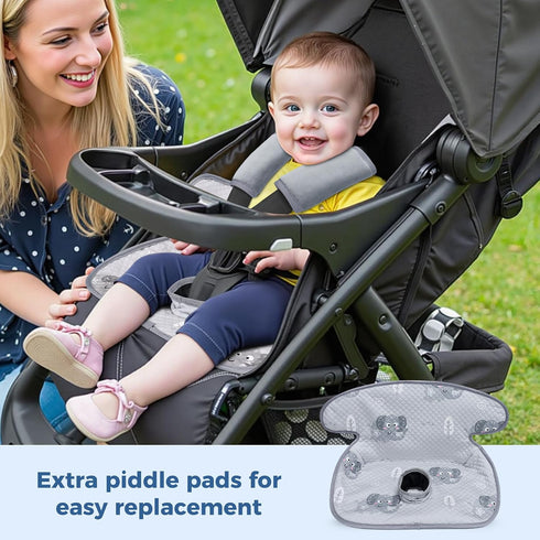 COOLBEBE 2 Pack Car Seat Protector for Potty Training, Dry Waterproof Car Seat Liner Toilet Training with Anti-Slip