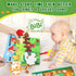 Baby Books 0-6 Months, 2PCS Crinkle Cloth Book for Tummy Time, Newborn Infant Teether Toy, Early Development Soft Toys
